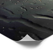 Poster Pluie par fenêtre (Coin)