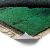 Poster Plum à fleurs, Hiroshige (Coin)