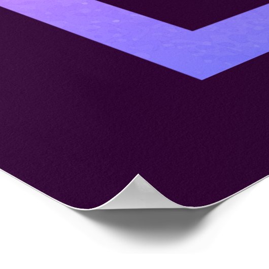 Poster Plum arc-en-ciel mystique Sun Moon Stars Mariage (Coin)