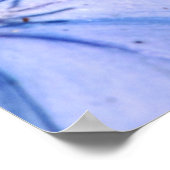 Poster Plumbago bleu sur toile (Coin)