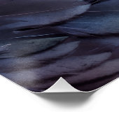 Poster Plume d'art fin (Coin)