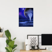 Poster Plume de glace Jupiter Moon Europa Concept Art (Bureau à domicile)