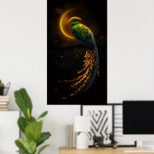Poster Plume de la Lueur de la Nuit (Bureau à domicile)