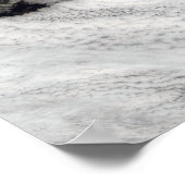 Poster Plume du volcan Okmok, îles Aléoutiennes (Coin)