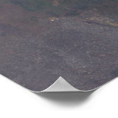 Poster Plume monte du volcan Nyiragongo en RDC (Coin)