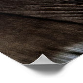 Poster Plume noire et bleue (Coin)