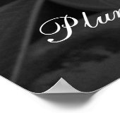 Poster plumeria - Customisée (Coin)