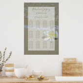 Poster Plumeria Frangipani sur le Mariage de sable (Cuisine)