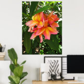 Poster Plumeria hawaïenne (Bureau à domicile)