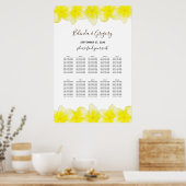 Poster Plumeria Jaune Frangipani Mariage (Cuisine)