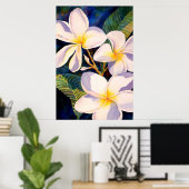 Poster Plumerias Aglow (Bureau à domicile)