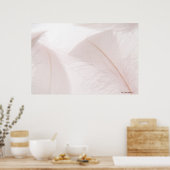 Poster Plumes blanches (Cuisine)