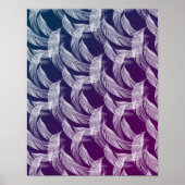 Poster Plumes blanches flottantes (Devant)