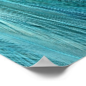 Poster Plumes bleues (Coin)