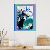 Poster plumes de carnaval (Cuisine)