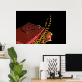 Poster plumes de faisan sur la Bible (Bureau à domicile)