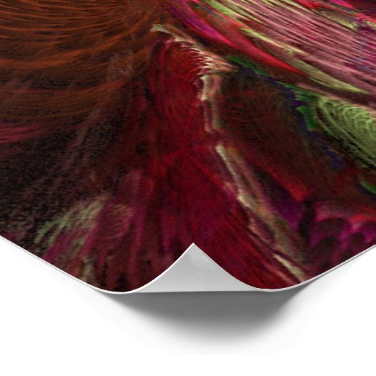 Poster Plumes de paon (Coin)