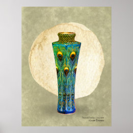 Poster Plumes de paon Imprimer, papier d'affiche de valeu