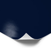 Poster Plumes de paon sarcelle Paons (Coin)