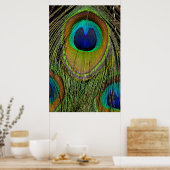 Poster Plumes de queue de paon mâle (Cuisine)