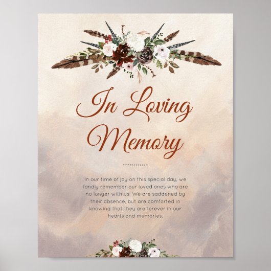 Poster Plumes et floraison rustiques de la forêt (Devant)