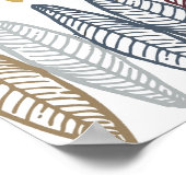 Poster Plumes marocaines (Coin)