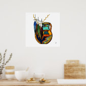 Poster Plumes & Pot Spirit Reproduction (Cuisine)