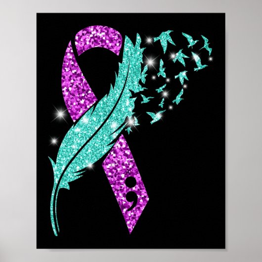 Poster Plumes Prévention du suicide Sensibilisation Vous (Devant)