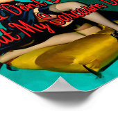 Poster Plumes rouillées des années 1950 par Gil Elvgren (Coin)