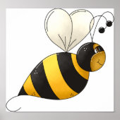 Poster Plump Bee (Devant)