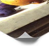 Poster Plums De Raisins, Etc. Sur Une Pointe De Marbre (Coin)