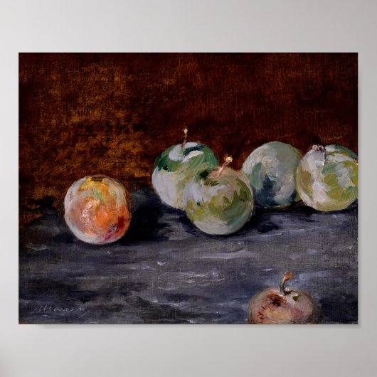 Poster Plums | Édouard Manet (Devant)