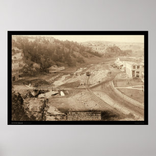 Poster Plunge Bath & Evan's Residence Hot Springs SD 1891