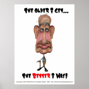 Poster Plus ancien que je reçois (BH87)