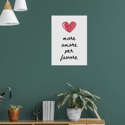 Poster Plus d'amore par faveur (Salon 1)