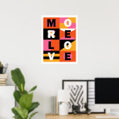 Poster Plus d'amour (Bureau à domicile)