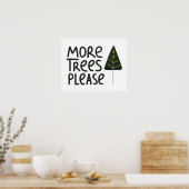 Poster Plus d'arbres S'il vous plaît (Cuisine)