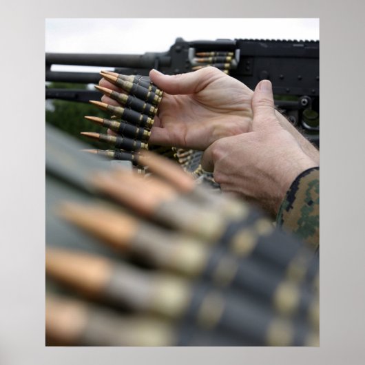 Poster Plus de 3 000 obus ont été tirés du M-240G (Devant)