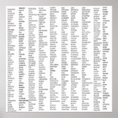 Poster Plus de 600 mots positifs (Devant)