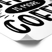 Poster Plus de café (Coin)