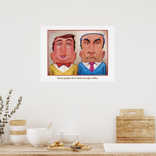 Poster Plus de café ? (Cuisine)