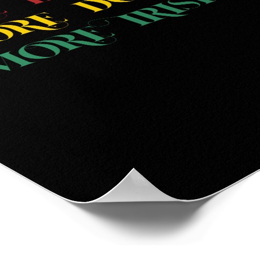 Poster Plus de Noirs Plus de Chiens Plus d'Irlandais - bl (Coin)