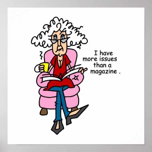 Poster Plus de numéros qu'un Humour de magazine (Devant)