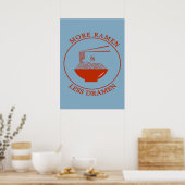 Poster Plus de Ramen Moins de Dramen (Cuisine)