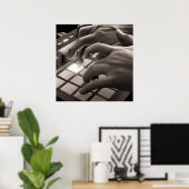 Poster Plus de rythme (Bureau à domicile)