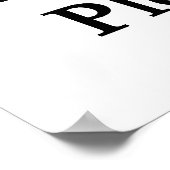 Poster Plus de sociologie S'il vous plaît (Coin)