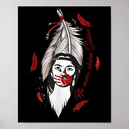 Poster Plus de soeurs volées Les Amérindiens honorent Awa (Devant)