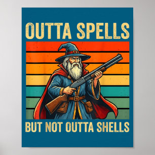 Poster Plus de sorts mais pas sans coquilles Magicien Fan