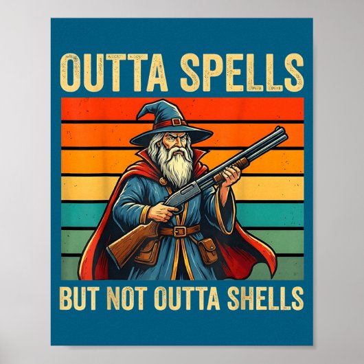 Poster Plus de sorts mais pas sans coquilles Magicien Fan (Devant)