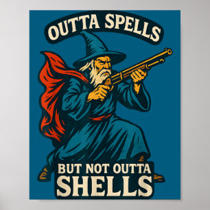 Poster Plus de sorts mais pas sans coquilles Vintage